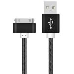 Cble de chargeur usb a charge rapide, 1m 2m, pour apple iphone 4 4s 3gs 3g ipad 1 2 3 ipod nano touch ...