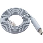 Cble cisco usb avec puce ftdi, cble de console usb de type c  rj45 pour routeur / windows 7, 8 commutateurs ...
