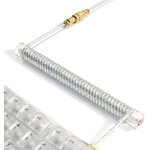 Cble de clavier spiral custom et enrouleur de cble d'aviateur acrylique set - cble d'aviateur  tige ...