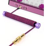 Cble de clavier spiral custom et enrouleur de cble d'aviateur mtal set cble d'aviateur a tige fixe ...