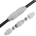 Cble coaxial ou cble d'antenne - connecteur dmontable iec - raccord coaxial - rallonge d'antenne - ...