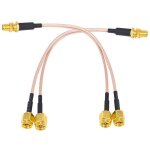 C�ble coaxial d'antenne wifi sma femelle vers type y 2xsma m�le, s�parateur droit, combinateur, rallonge ...
