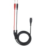 Cble coaxial bnc mle vers fiche banane p1203 120cm avec 8 cercles de protection en silicone pour oscilloscop ...