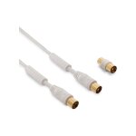 C�ble coaxial metronic c�ble tv coaxial m�le / fem. 9, 52 mm 10 m