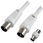 Cable coaxial tv 10m prolongateur tv ss dbtv Cable coaxial tv 10m prolongateur tv ss dbtv