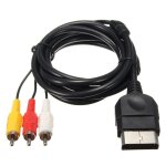 Cble composite audio - vido av 1x6 pieds, cordon rca pour xbox classic 1, tv ou moniteur  dfinition ...