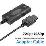 C�ble connecteur hd compatible avec hdmi wii, adaptateur audio vid�o 720p / 1080p pratique, pi�ces de ...