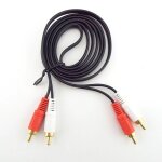 Cble de connecteur rca mle  2 rca mle de 1. 4m, cble d'extension de fil audio stro av pour dvd ...