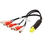 Cable connection aux pour autoradio clarion rca adnauto