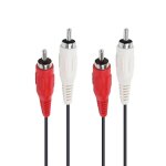 Câble et connectique accsup cable 2 rca male / 5m noir Câble et connectique accsup cable 2 rca male / 5m noir