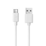 C�bles et connectique pour t�l�phones portables usb vers type c, couleur blanche