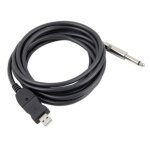 Cble de connexion pour guitare basse, 3m, usb vers jack 1 / 4mm, 6. 3 pouces, 1 pice, livraison directe, ...