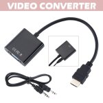 Cble de conversion numrique vers analogique hd 1080p, adaptateur hdmi vers vga, pour ps3, pc portable, ...
