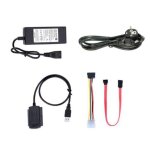 Câble de conversion sata pata ide vers usb 2. 0 pour disque dur hdd, 2. 5 pouces, 3. 5 pouces, avec adaptateur ... Câble de conversion sata pata ide vers usb 2. 0 pour disque dur hdd, 2. 5 pouces, 3. 5 pouces, avec adaptateur ...