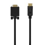 Cable conversor aisens displayport a vga dp - m - vga - m negro 1. 0m