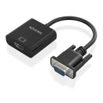 Cable conversor aisens svga - m + jack 3. 5 - h + usb microb - h a hdmi a - h 20cm