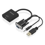 Cable conversor aisens svga - m + jack 3. 5 - m + usb - a - m a hdmi a - h 20cm