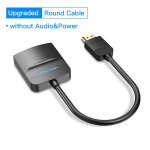 Cble convertisseur adaptateur hdmi vers vga vention audio vido analogique avec interface micro usbaux ...