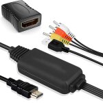 Câble convertisseur hdmi vers rca 2 m, 1080p 60 hz, sortie composite av, alimentation usb requise Câble convertisseur hdmi vers rca 2 m, 1080p 60 hz, sortie composite av, alimentation usb requise