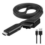 Cble convertisseur n64 vers hdmi - plug and play 1080p hd link pour n64 / gamecube / snes - compatible ...