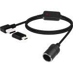 C�ble convertisseur de pr usb vers allume - cigare 12v, adaptateur usb m�le vers allume - cigare femelle ...