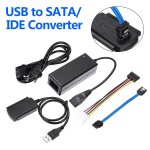 Cble convertisseur usb 480 vers sata / ide, 2. 0 mb / s, haute vitesse, pour disque dur externe 2. 5 ...