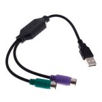 Cble convertisseur usb mle vers ps / 2 femelle, 31cm, 1 pice, convertisseur de cble, souris, adaptateur ...