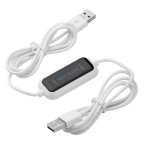 C�ble de copie usb pratique et �l�gant, sans pilote, pont de fichiers, ligne de copie, lien de donn�es ...