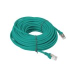 Cable cordon reseau lanberg pcu5 - 10cc - 2000 - g - rj45 - utp - cat 5e - 20m - vert
