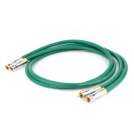 Câble en cuivre pur, connexion rca à rca, câble audio hifi 2328 99. 98%, câble audio auditif Câble en cuivre pur, connexion rca à rca, câble audio hifi 2328 99. 98%, câble audio auditif