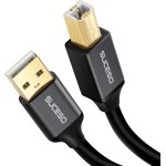 Cble d'imprimante usb 2 mtres 2. 0 a mle vers usb b scanner cordon printer compatible avec canon pixma ...