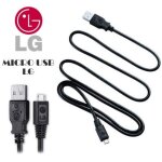 Cable data micro usb pour lg gt540 optimus / gt950 arena / gw300 etna 2 / gw520 / gw550 / gw620 eve / ...