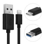 C�ble data pour microsoft lumia 950 / lumia 950 xl - 1m, 3a c�ble usb, noir