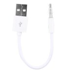 Câble data usb jack 3. 5 mm pour ipod shuffle 3 / 4génération (blanc, 11cm) Câble data usb jack 3. 5 mm pour ipod shuffle 3 / 4génération (blanc, 11cm)