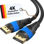 Cble displayport 4k 10m cble dp, dvelopp en allemagne disponible en 0, 5 - 10m (display port pour ...
