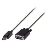 C�ble displayport vers vga 1m noir connectland