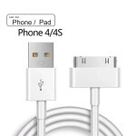 Cble de donnes chargeur usb 30 broches usb chargeurs cble pour iphone 4 4s 3g 3gs ipad 1 2 3 ipod ...