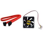 Cble de donnes pour disque dur sata ata srie, cble de 80mm, 12v dc, 2w, 4 broches, adaptateur mle ...