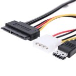 Câble de données esata combo vers sata 22 broches et ide 4 broches 5v 12v pour disque dur 3. 5 pouces ... Câble de données esata combo vers sata 22 broches et ide 4 broches 5v 12v pour disque dur 3. 5 pouces ...