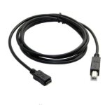 C�ble de donn�es micro usb femelle vers usb 2. 0 b standard, 1. 5m, pour disque dur