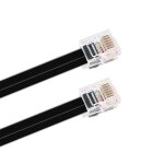 Câble de données rj11 rj12 6p6c, cordon de données modulaire mâle à mâle, câblage droit, câble d'extension ... Câble de données rj11 rj12 6p6c, cordon de données modulaire mâle à mâle, câblage droit, câble d'extension ...