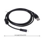 Cble de donnes usb pour appareil photo, cordon uc - e6, 1. 5m, pour nikon sanyo pentax, avec anneau ...