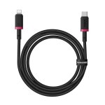 Câble de données usb - c vers lightning, 20 w, 1 m - baseus dura (p10377800u01 - 01) - noir Câble de données usb - c vers lightning, 20 w, 1 m - baseus dura (p10377800u01 - 01) - noir
