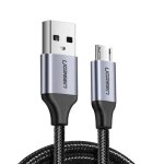 C�ble de donn�es usb vers micro - usb - ugreen - 1, 5m - qc 2. 0 - 2a - noir