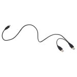 C�ble double usb 2. 0 m�le vers standard b m�le y 80cm pour imprimante et scanner et disque dur externe ...