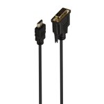Cable dvi male vers hdmi male 1, 5m noir