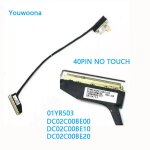 Cble edp pour moniteur lcd d'ordinateur portable, lenovo thinkpad, t480, wqhd, 2560x1440, 40 broches, ...