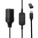 Câble élévateur usb c pd femelle type c mâle vers prise allume - cigare 12 v (300 cm) pour éclairage ... Câble élévateur usb c pd femelle type c mâle vers prise allume - cigare 12 v (300 cm) pour éclairage ...