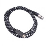 Cble d'enregistrement usb, conducteur en cuivre utile, sans pilote, pour instrument, microphone, cble ...