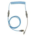 C�ble enroul� type c pour clavier m�canique, c�ble usb personnalis�, c�ble enroul� d'aviateur pour accessoires ...